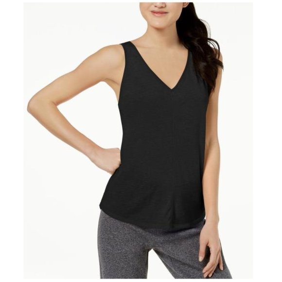 Calvin Klein Performance Vent-Back Tank Top Black - Picture 1 of 2